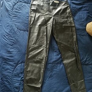 A&F Leather Leggings